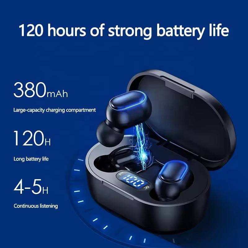 E7S ANC Earbuds - LED Power Display