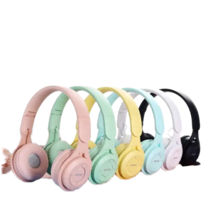 Y08 Macaron Blue-Tooth Gaming Headphones