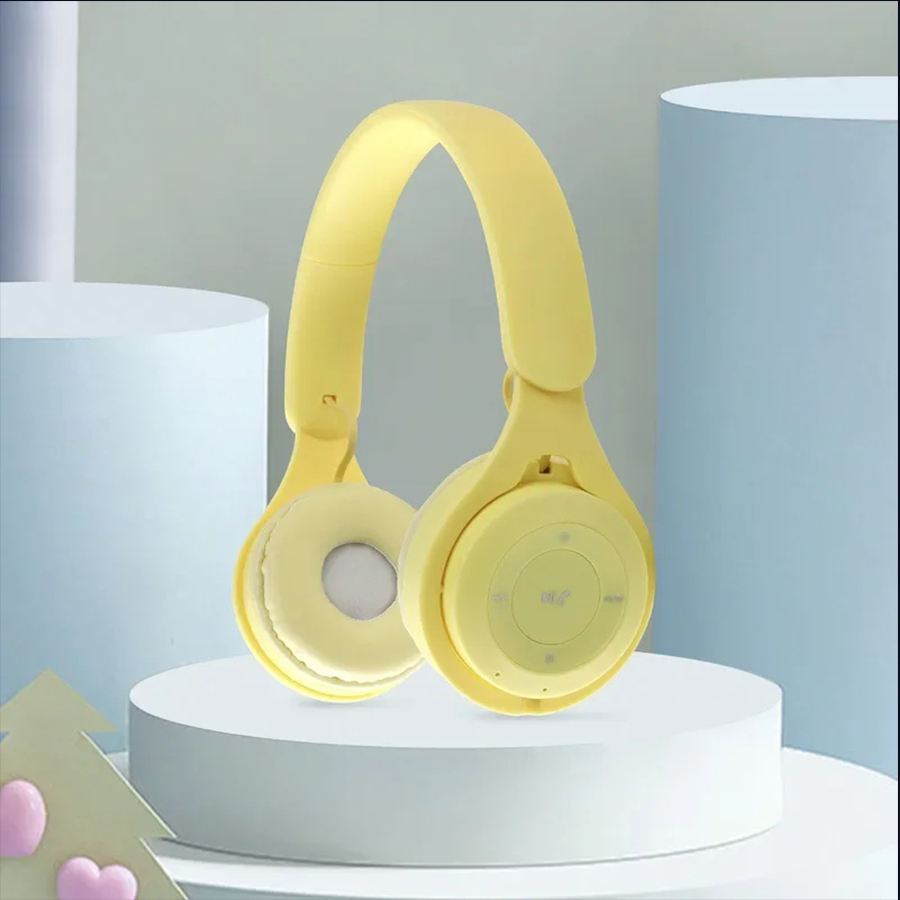 Y08 Macaron Blue-Tooth Gaming Headphones