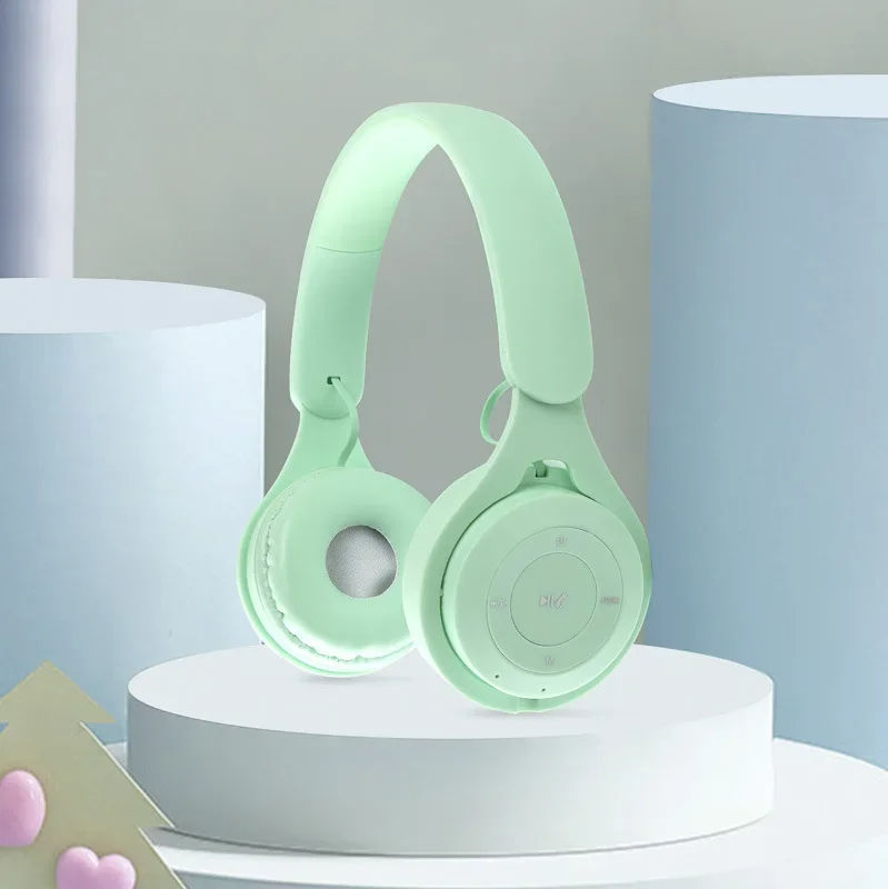 Y08 Macaron Blue-Tooth Gaming Headphones