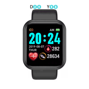 Y68 Smart Watch - Health Fitness Tracker Wristband