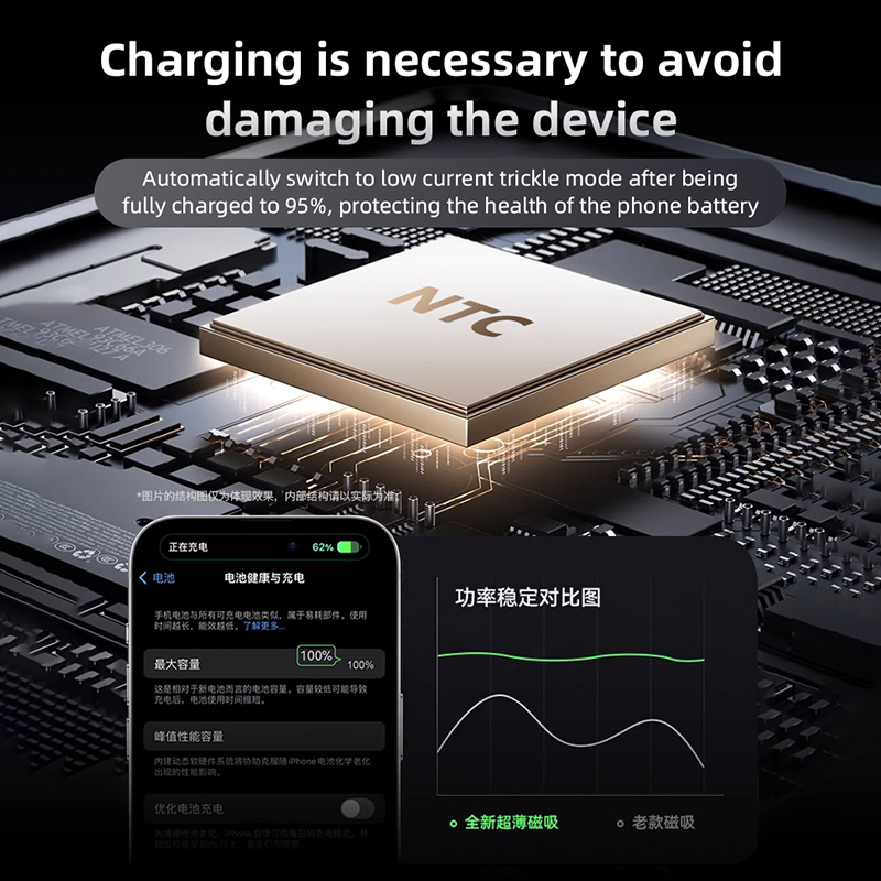 Wireless Charger 5000mah Power Bank for iphone